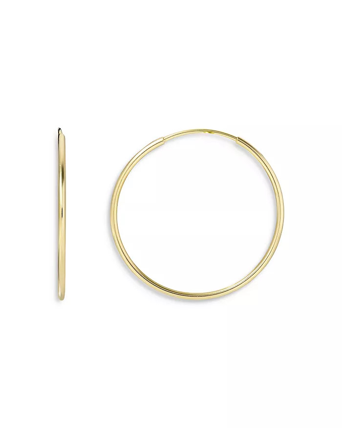 14K Yellow Gold Medium Thread Hoop Earrings | Bloomingdale's (US)