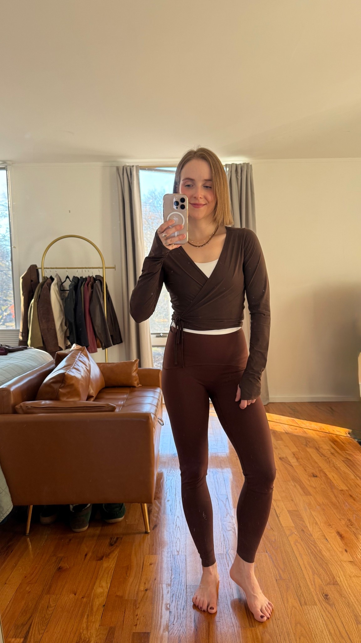 $25 mesh wrap top!
Perfect to layer over workout clothes or for athleisure 
Wearing small
Code CYBERAF


#LTKSaleAlert #LTKCyberWeek #LTKPetite