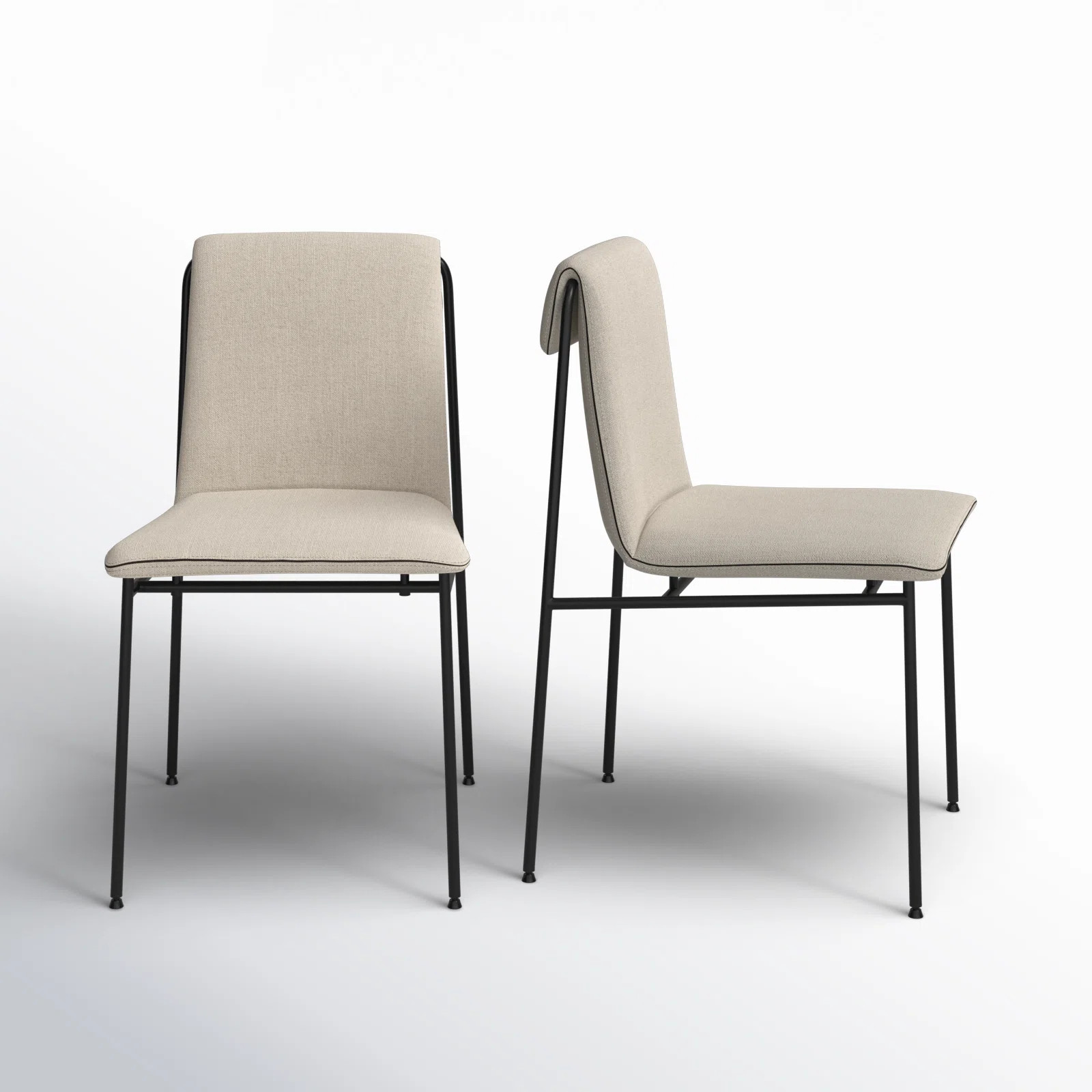 Kerey Metal Frame Dining Chair (Set of 2) | AllModern