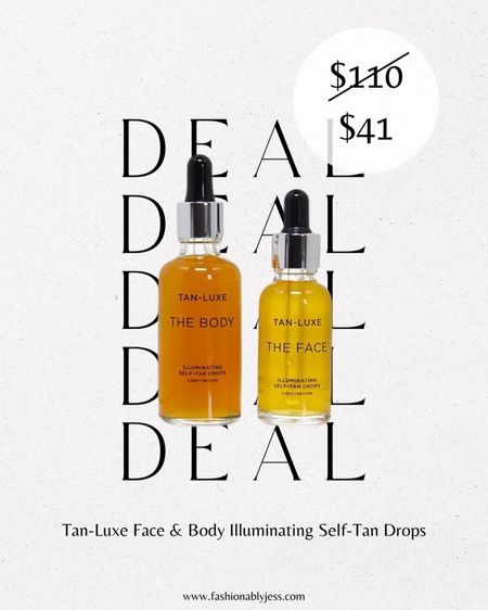 Great deal on these Tan-Luxe self tanning drops! Perfect for keeping your color throughout the winter! 

#LTKsalealert #LTKunder50 #LTKbeauty