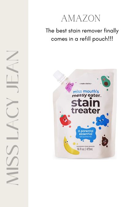 Best stain remover comes in a refill pouch now. Amazon find 

#LTKFind #LTKfamily #LTKhome