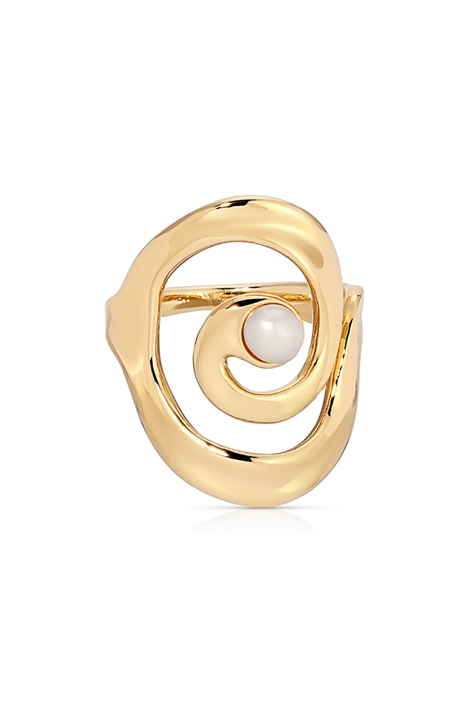 Aura Swirl Freshwater Pearl Statement Ring (Women) | Nordstrom | Nordstrom