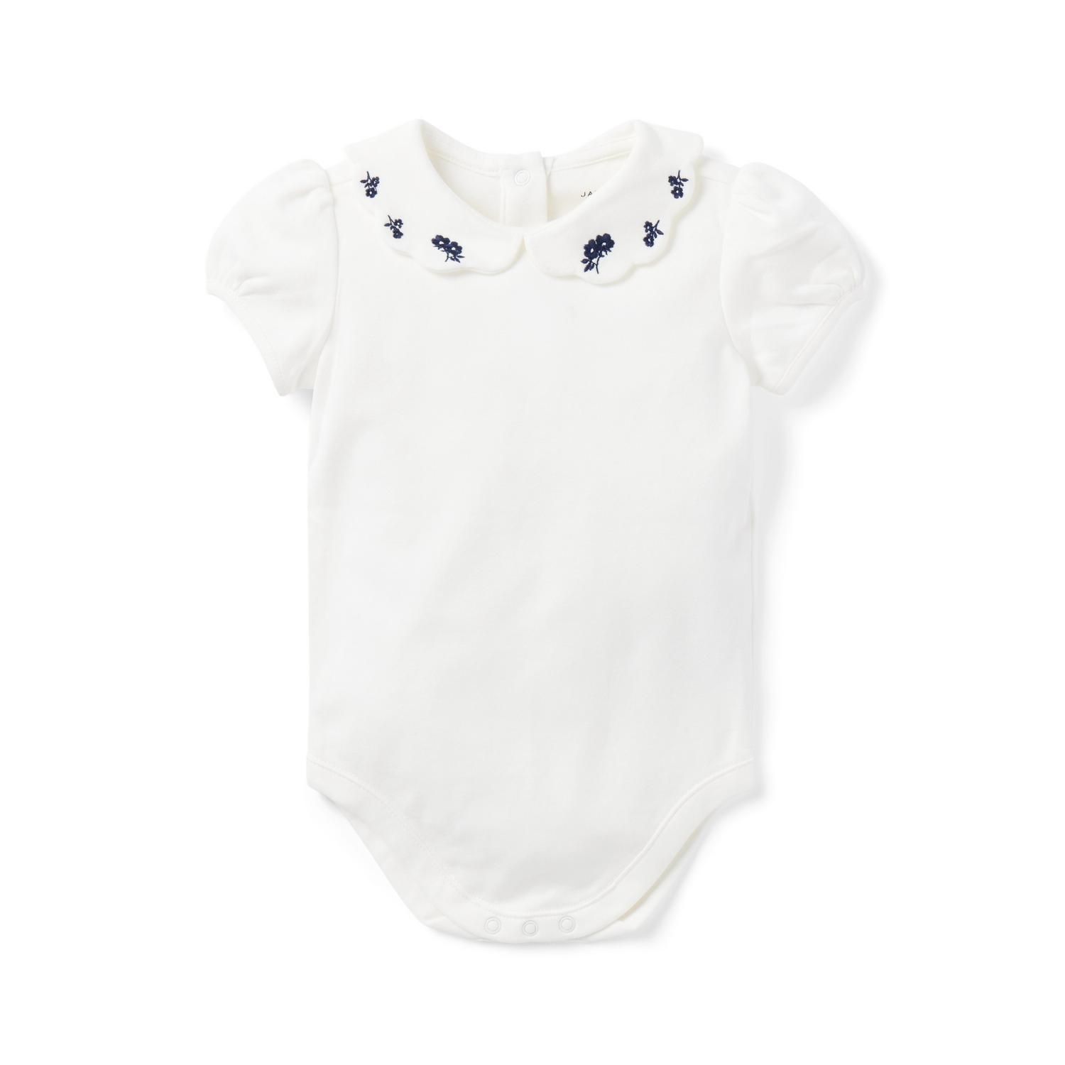 Baby Embroidered Collar Bodysuit | Janie and Jack