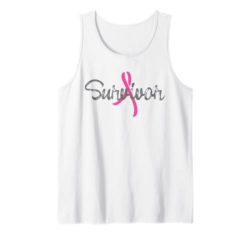 Survivor beautiful pink design for breast cancer survivors Tank Top | Amazon (US)