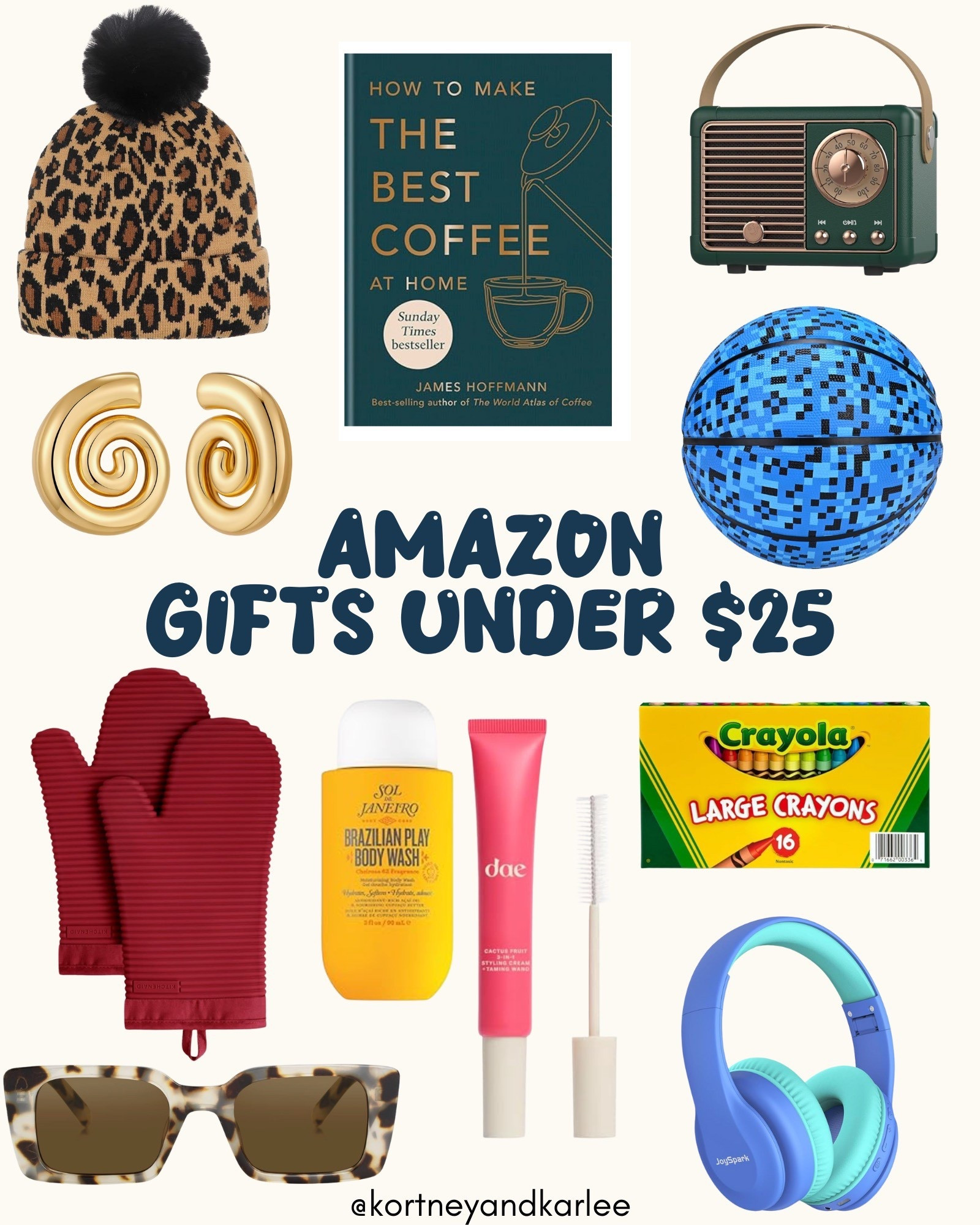 Amazon Gifts Under $25!

Kortney and Karlee | #kortneyandkarlee #LTKfindsunder50 #LTKfindsunder100 #LTKtravel 
