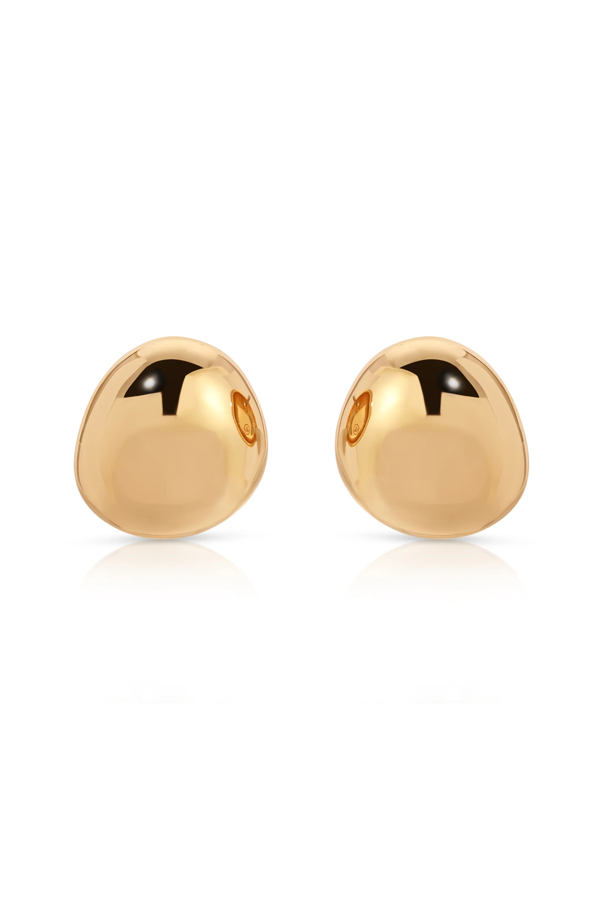 Polished Pebble Stud Earrings | Ettika