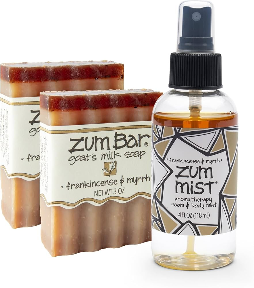 Zum Bundle - Soap Bars & Zum Mist - Frankincense & Myrrh | Amazon (US)