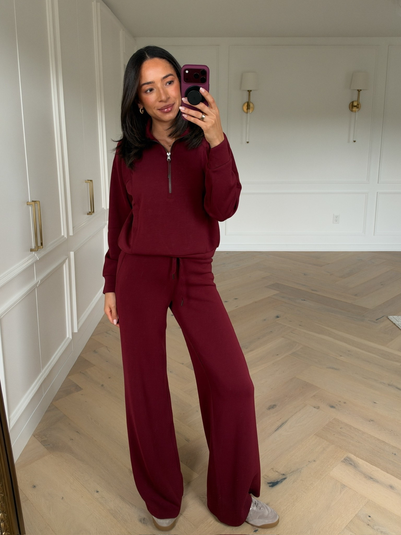 Use code NENAXSPANX to save 15% off your first spanx order!! The most comfortable, lightweight, and buttery soft material and this new color is gorgeous for fall 😍🍂 I love wearing these sets together or as separates and they’re my go-to travel outfit! Wearing size S half zip (sized up for a roomier fit) and size XS Tall wide leg pants (I’m 5’8” for reference) @spanx #spanxpartner

#LTKSeasonal #LTKTravel #LTKmomlife