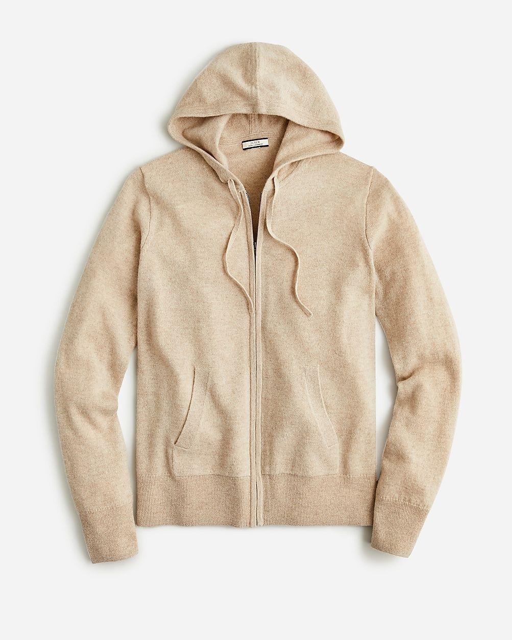 Cashmere full-zip sweater-hoodie | J.Crew US