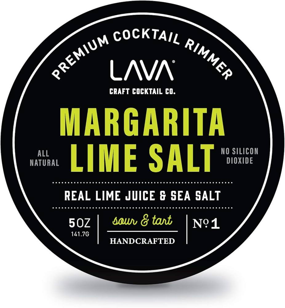 LAVA Premium Margarita Lime Sea Salt Cocktail Rimmer, All Natural Margarita Rimmer Sea Salt Rocks... | Amazon (US)