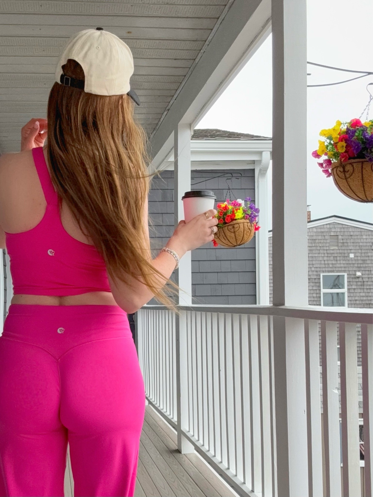 Matching Barbie girl pink active set. Yoga pants (wide leg) and bra top. TTS

#LTKmorningroutine #LTKootd #LTKdayinmylife
