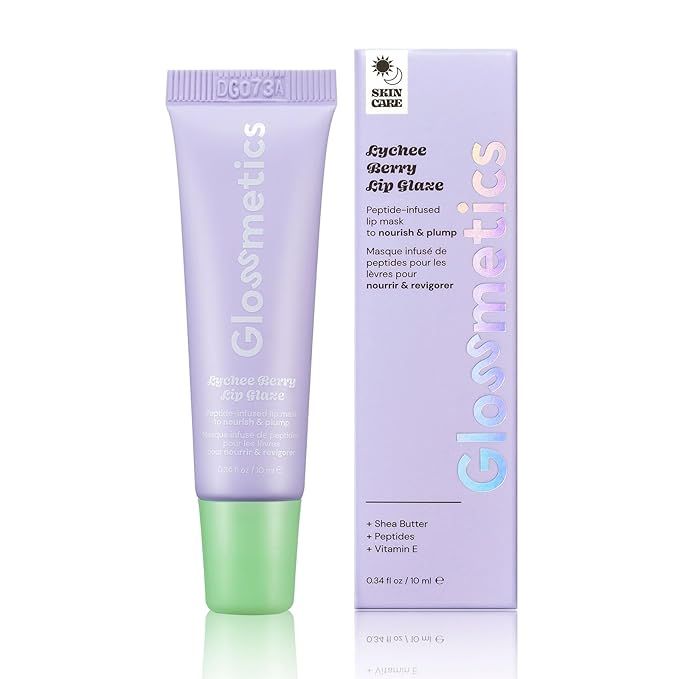 Glossmetics Lychee-Berry Lip Glaze - Skin Care Overnight Lip Mask for Dry Lips, Hydrating Lip Bal... | Amazon (US)