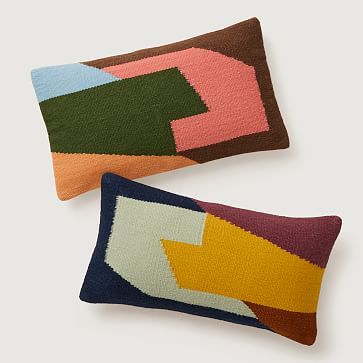Angled Modern Form Pillow Cover | West Elm (US)