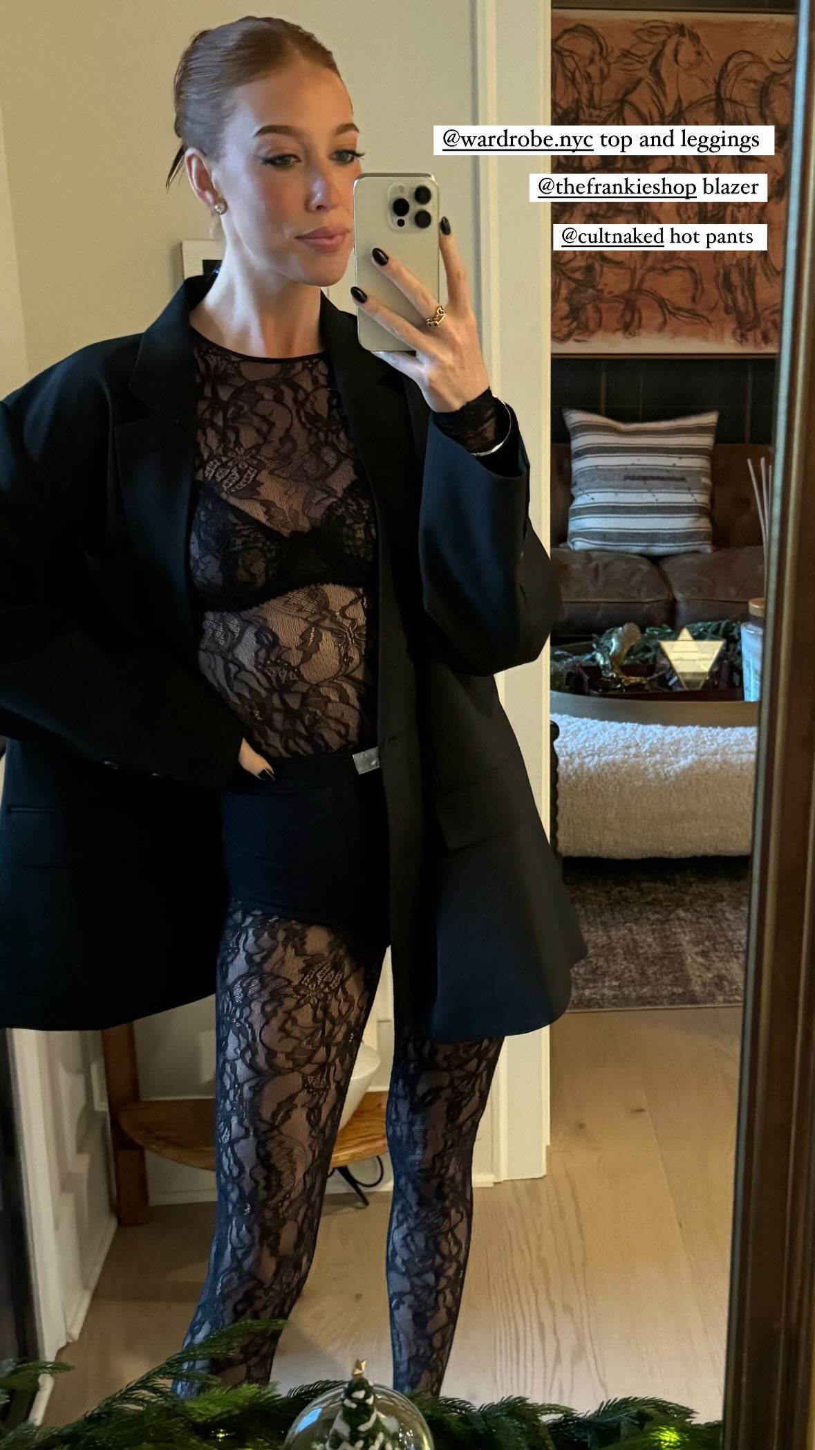 OOTN for a holiday party! These tights are currently on sale - I took in a size small 

 #LTKHoliday #LTKSaleAlert #LTKParties