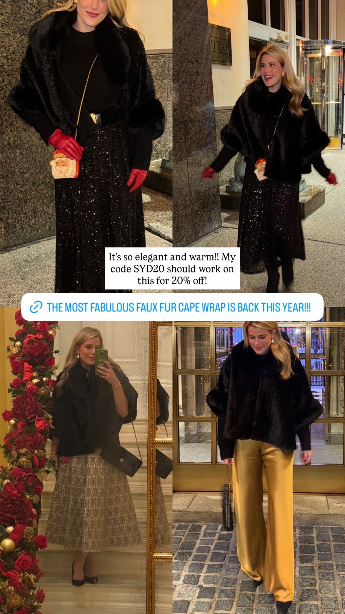 It’s so elegant and warm!! My code SYD20 should work on this for 20% off!