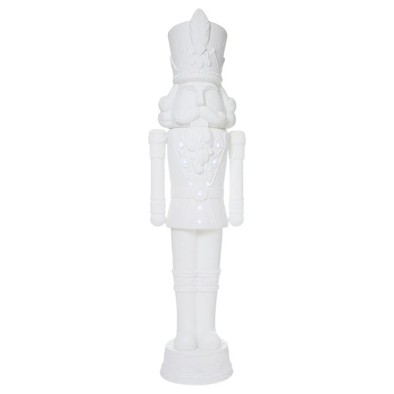 1 Pcs DIY White Soldier, Large Resin Decorative Christmas Nutcracker, Nutcracker Prince Holiday D... | Walmart (US)
