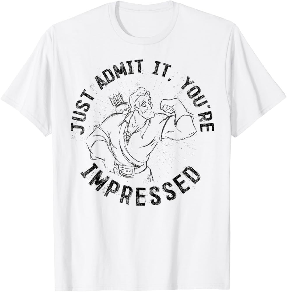 Disney Beauty & The Beast Gaston Impressive Graphic T-Shirt T-Shirt | Amazon (US)