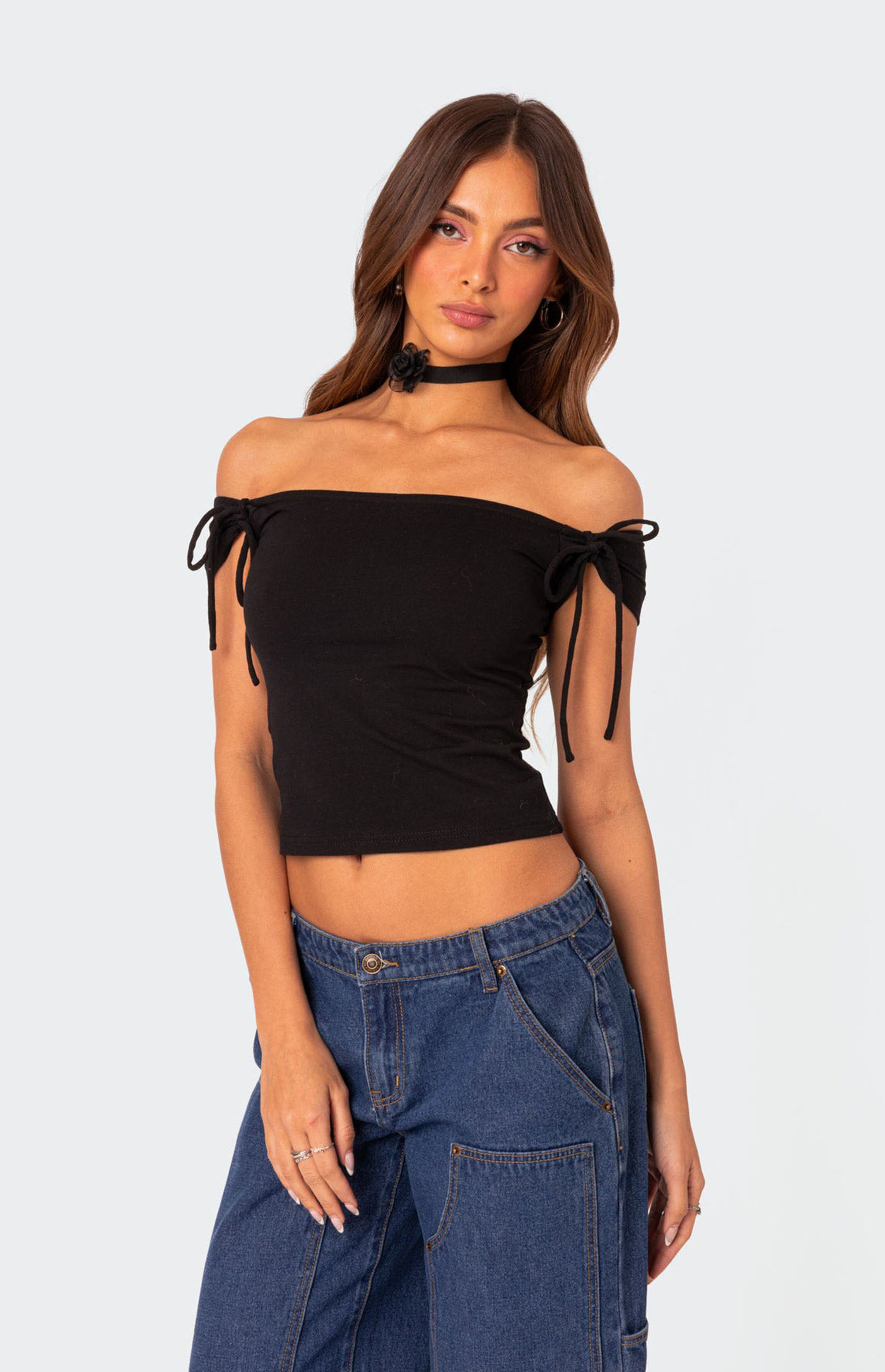 Edikted Jess Off Shoulder Top | PacSun