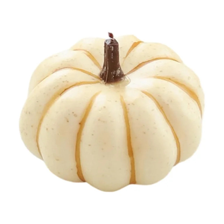 Simulation Pumpkin,artificial pumpkins for decorating faux pumpkins,Autumn Fake Small Pumpkin Fal... | Walmart (US)