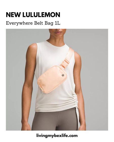 New lululemon Everywhere Belt Bag 1L

Lululemon bag, crossbody bag, fanny pack, new lulu 

#LTKFitness #LTKActive #LTKItBag