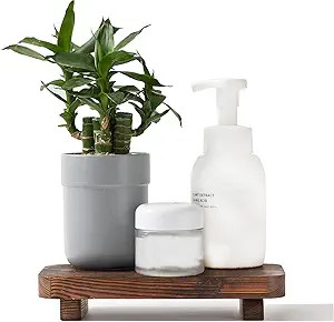 FLYIEE Wood Risers for Decor Display, Bathroom Counter Sink Decor, Dish Soap Tray Wood Tray for K... | Amazon (US)