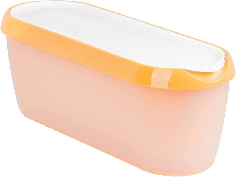 Tovolo Ice Cream Containers for Homemade Ice Cream Orange Crush, Glide A Scoop Ice Cream Tub for ... | Amazon (US)