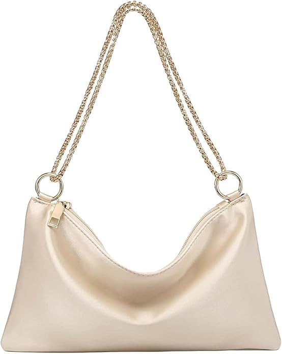Verdusa Women's Satin Evening Handbag Shoulder Bag Purse | Amazon (US)