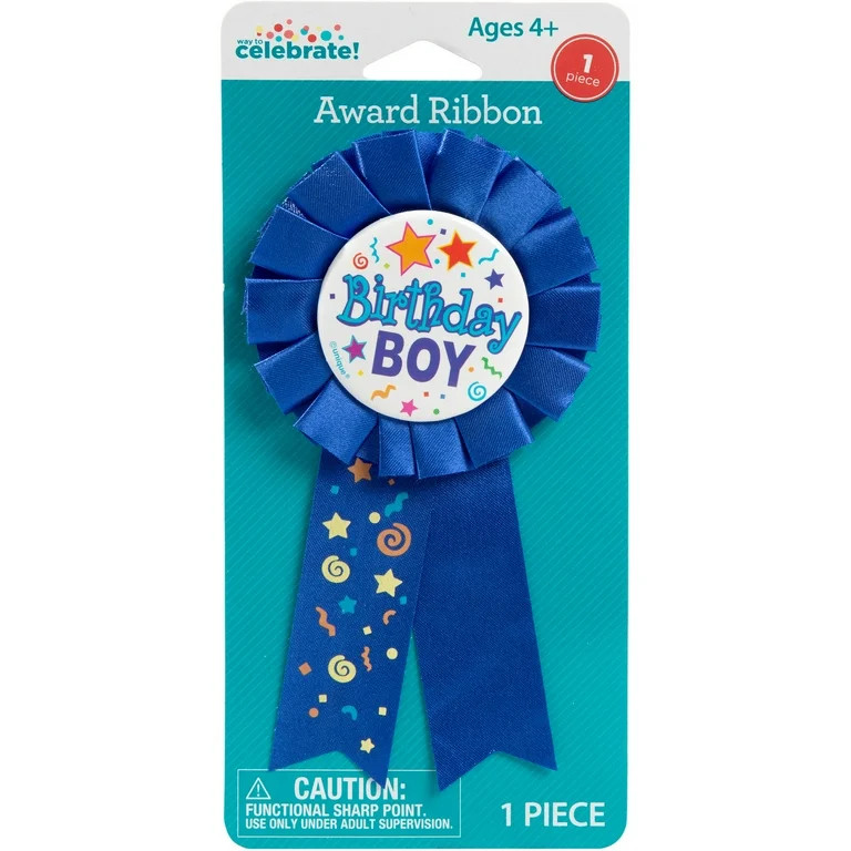 Way to Celebrate! Blue Birthday Boy Badge | Walmart (US)
