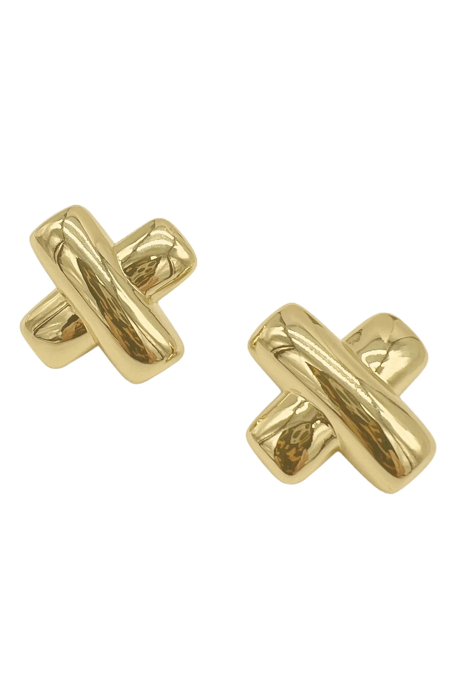 Adornia 'X' Stud Earrings | Nordstromrack | Nordstrom Rack