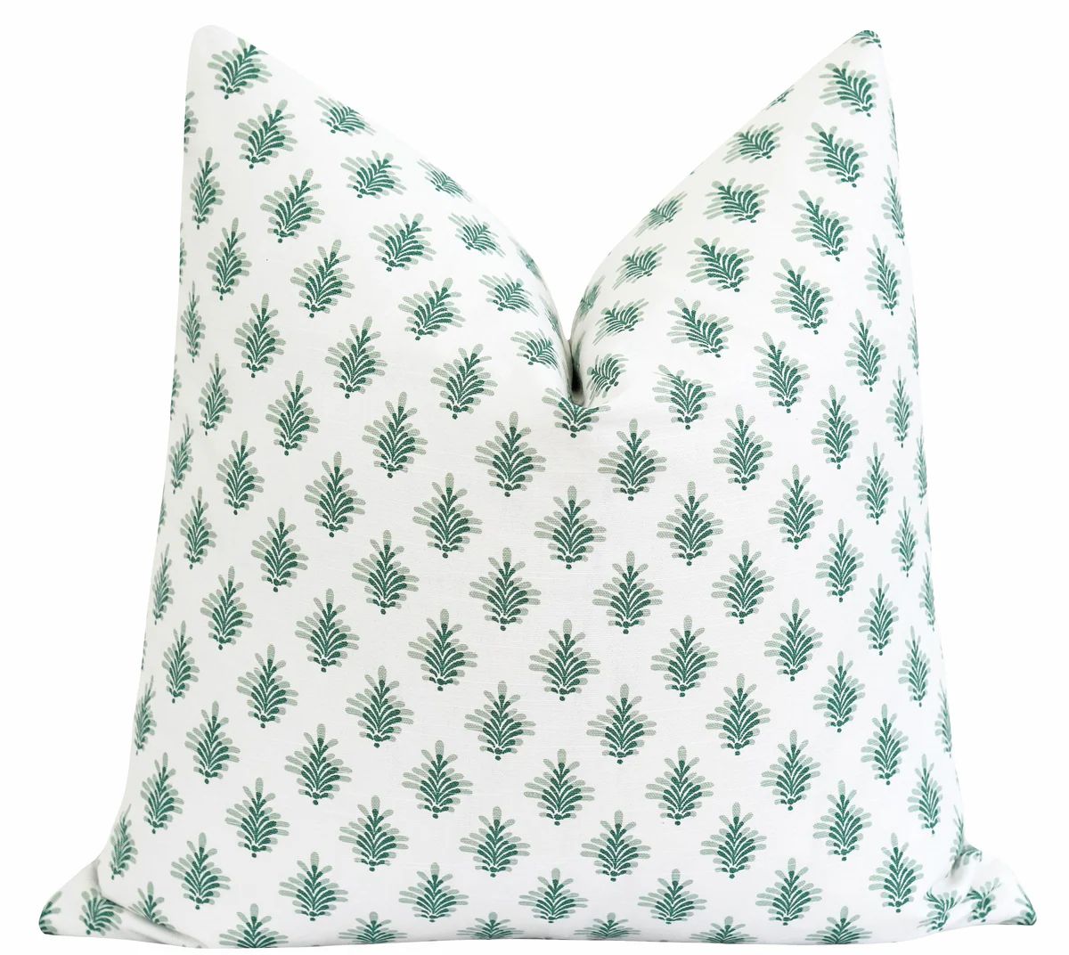 Annandale Pine Block Print Pillow | Land of Pillows