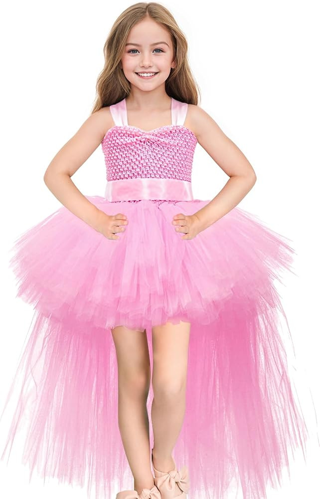 Tutu Dress for Girls Tulle Dresses Halloween Fairy Dress for Kids Toddler Little Girl Birthday Pa... | Amazon (US)
