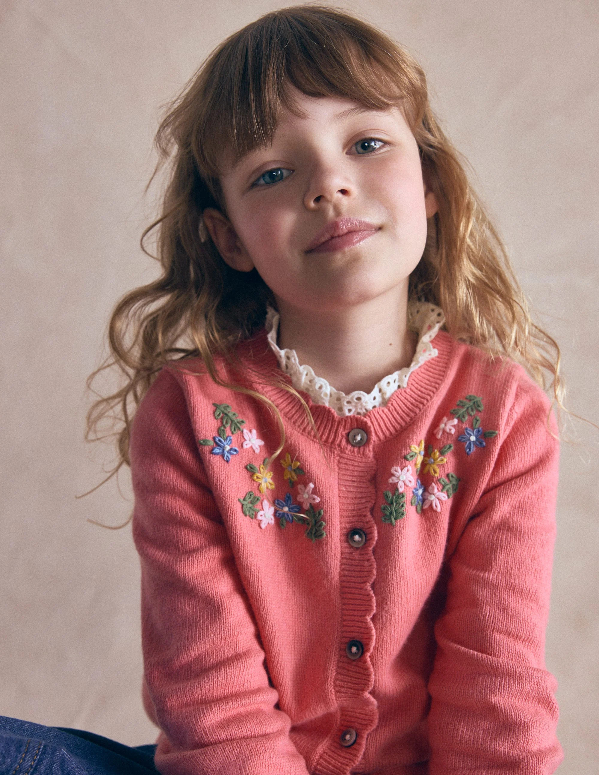 Pretty Embroidered Cardigan-Vintage Rose Floral Embroidery | Boden (US)