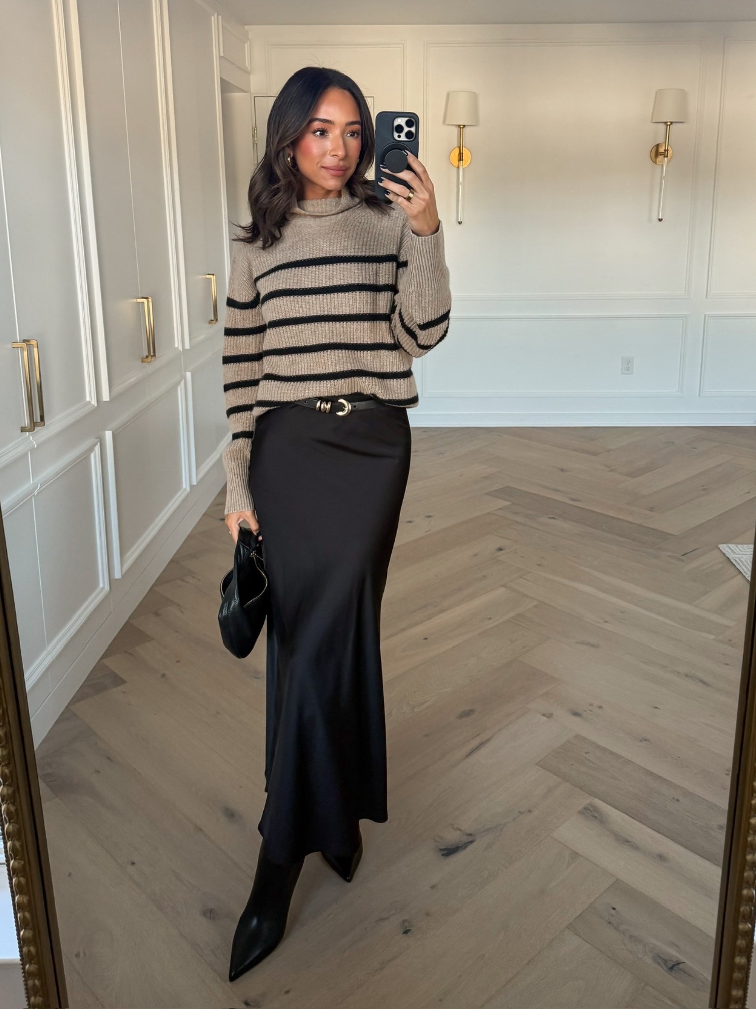 Thanksgiving outfit idea 🤍 A sweater paired with a maxi skirt is the perfect hosting outfit! Wearing size S stripe sweater, size S maxi skirt (pre-bump)


Fall outfit 
Fall fashion
Hosting outfit 
Thanksgiving outfit
Maxi skirt outfit 

#LTKStyleTip #LTKHoliday #LTKSeasonal