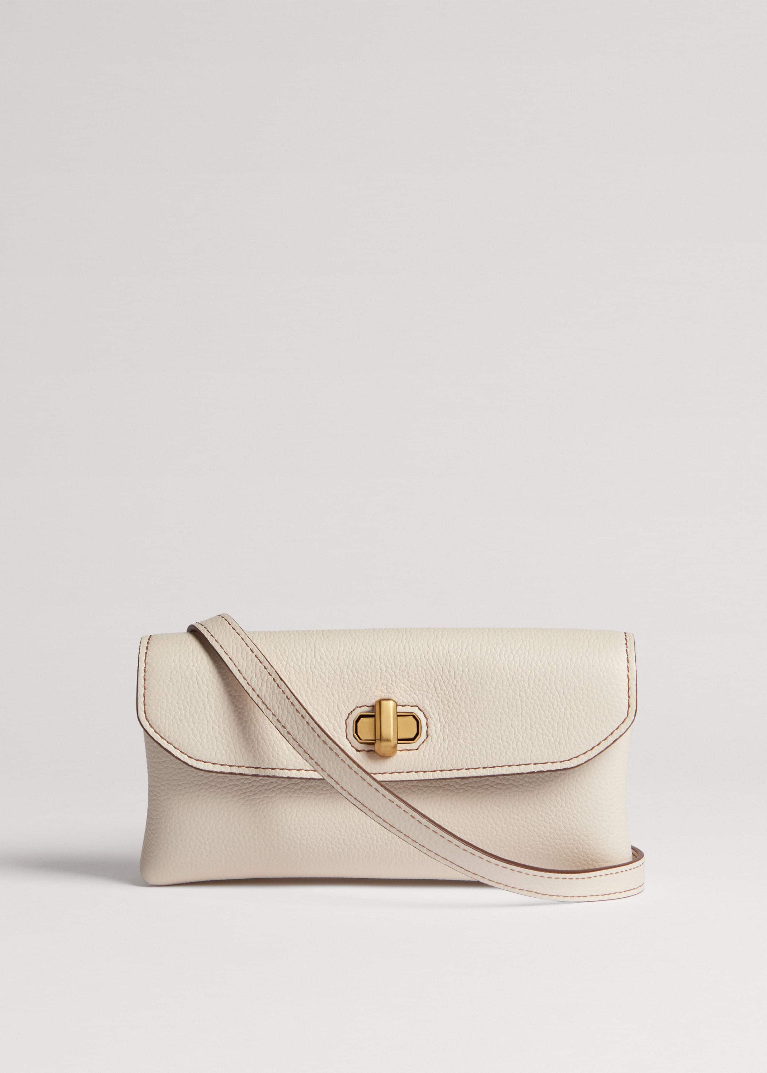 Women's Ivory Small Leather Pouch | ME+EM | ME+EM Global (Excluding US)
