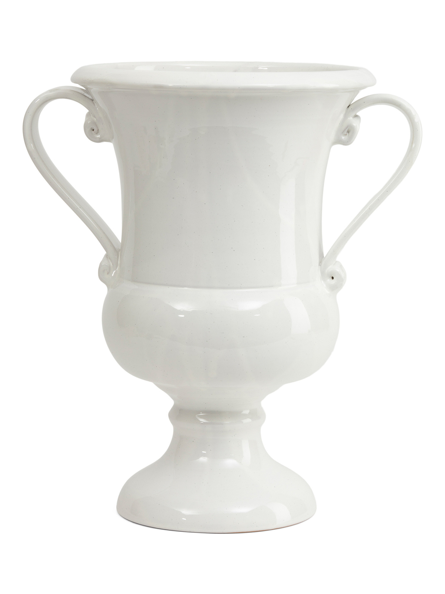 Handmade In Italy 19.75in Two Handle Urn Ceramic Planter | TJ Maxx