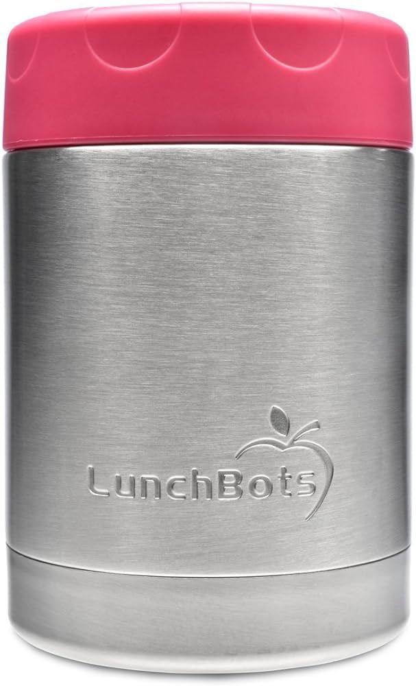 LunchBots 12oz Thermos Stainless Steel - Insulated Thermos - Keeps Food Hot or Cold for Hours - L... | Amazon (US)