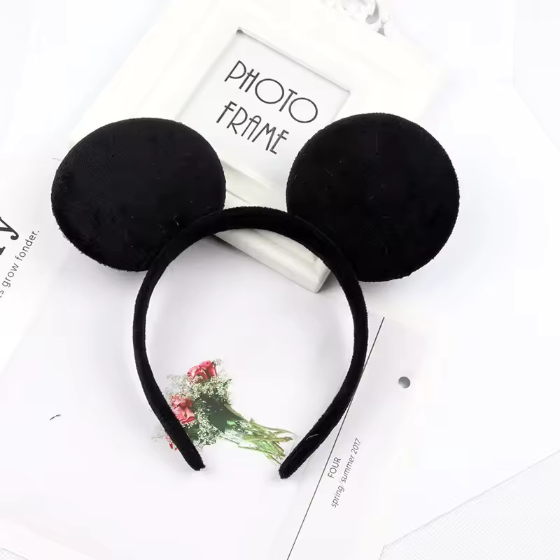 Anime Mouse Ears Headhand Cosplay Kawaii Cartoon Elastic Hair Accessories Party Sequin Bows Hairb... | AliExpress (US)