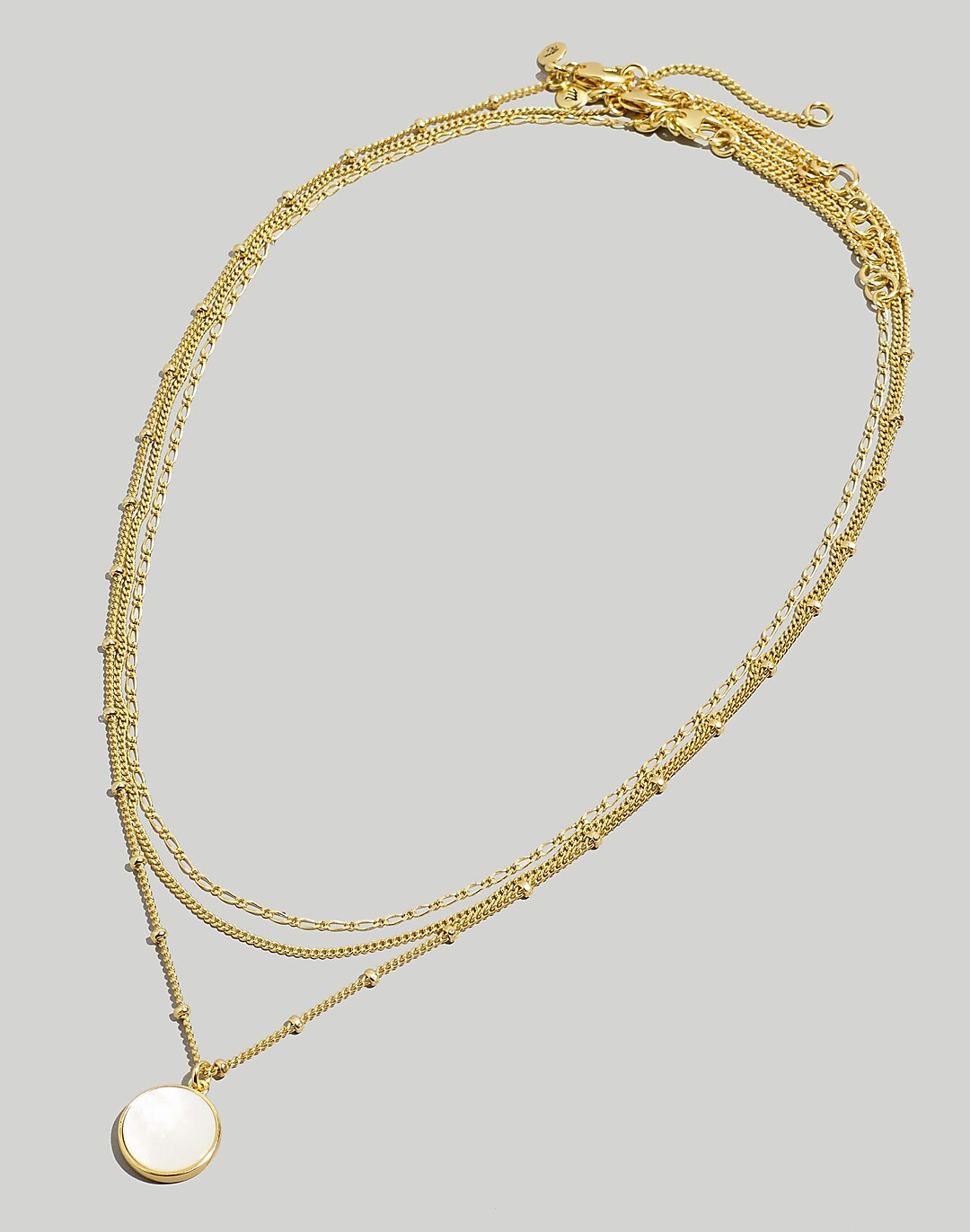 Three-Pack Mother of Pearl Necklace Set | Madewell