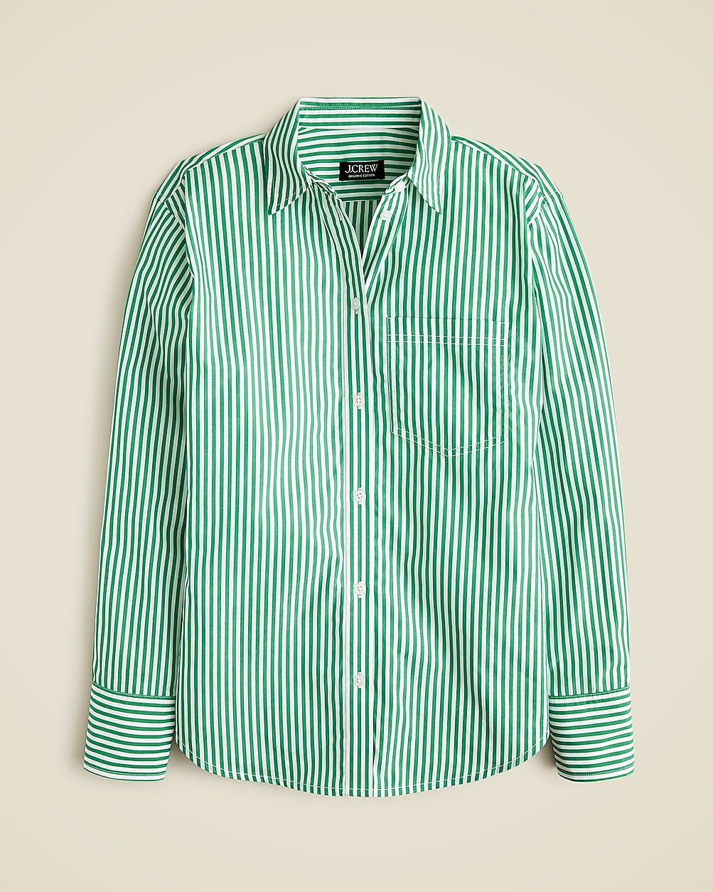 Gar&ccedil;on shirt in striped cotton poplin | J. Crew US