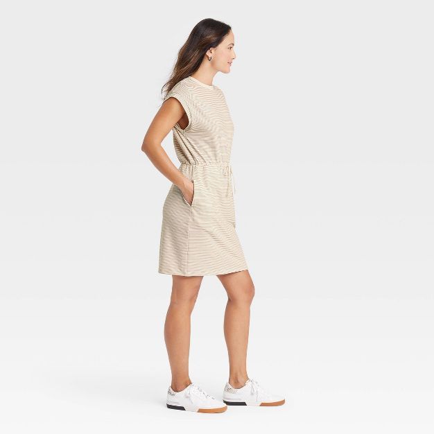 Women's Sleeveless Extended Shoulder A-Line Dress - A New Day™ | Target