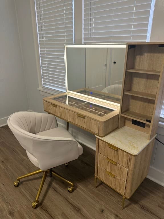 Obsessed with this Beauty Makeup Vanity with light-up mirror & storage 🤎

#LTKmorningroutine #LTKMothersDay #LTKHome