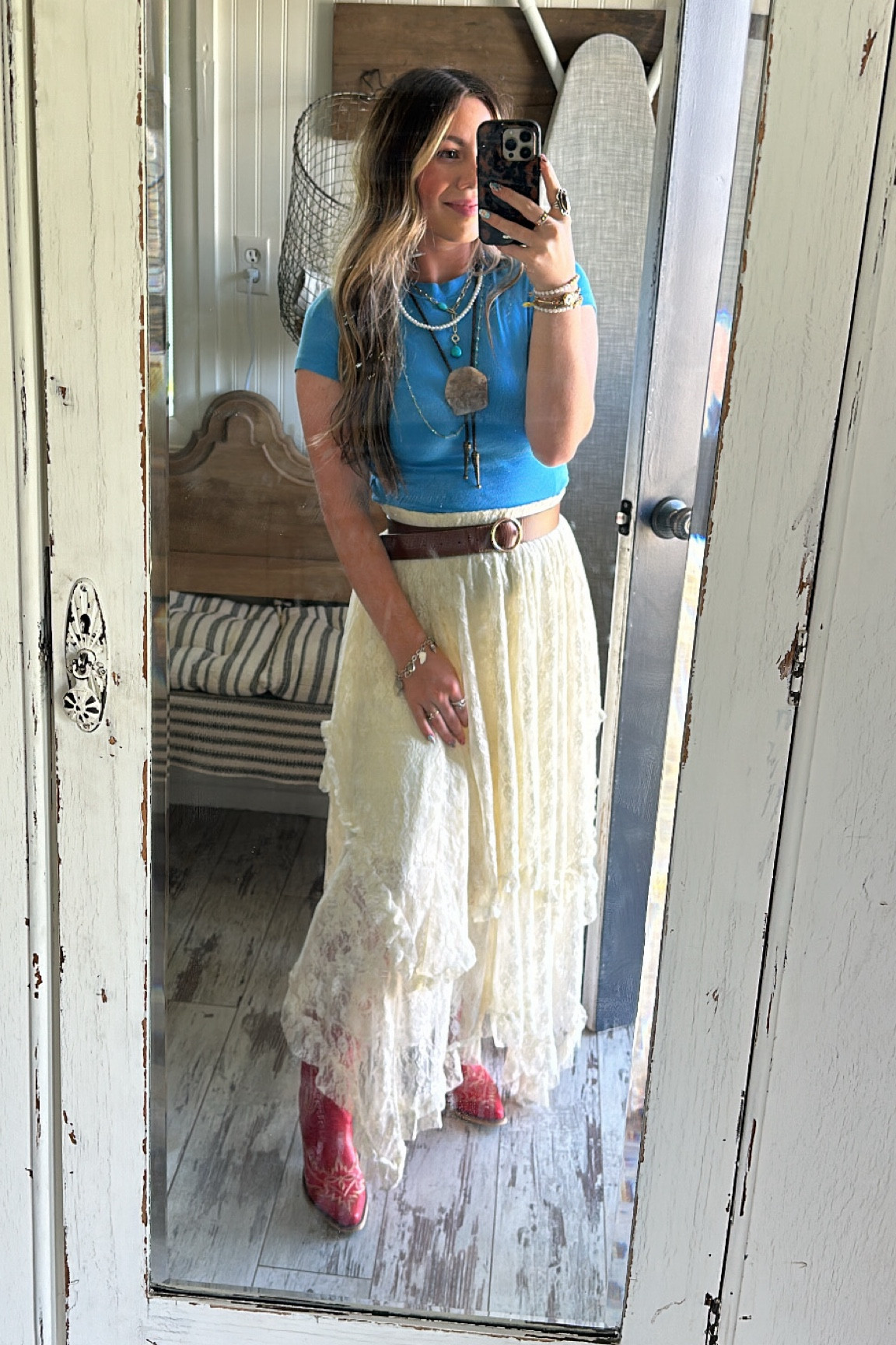 Boho western Amazon lace skirt! See through so order the slip to go with it! True to size! So cute!

#LTKWorkwear #LTKShoeCrush #LTKStyleTip