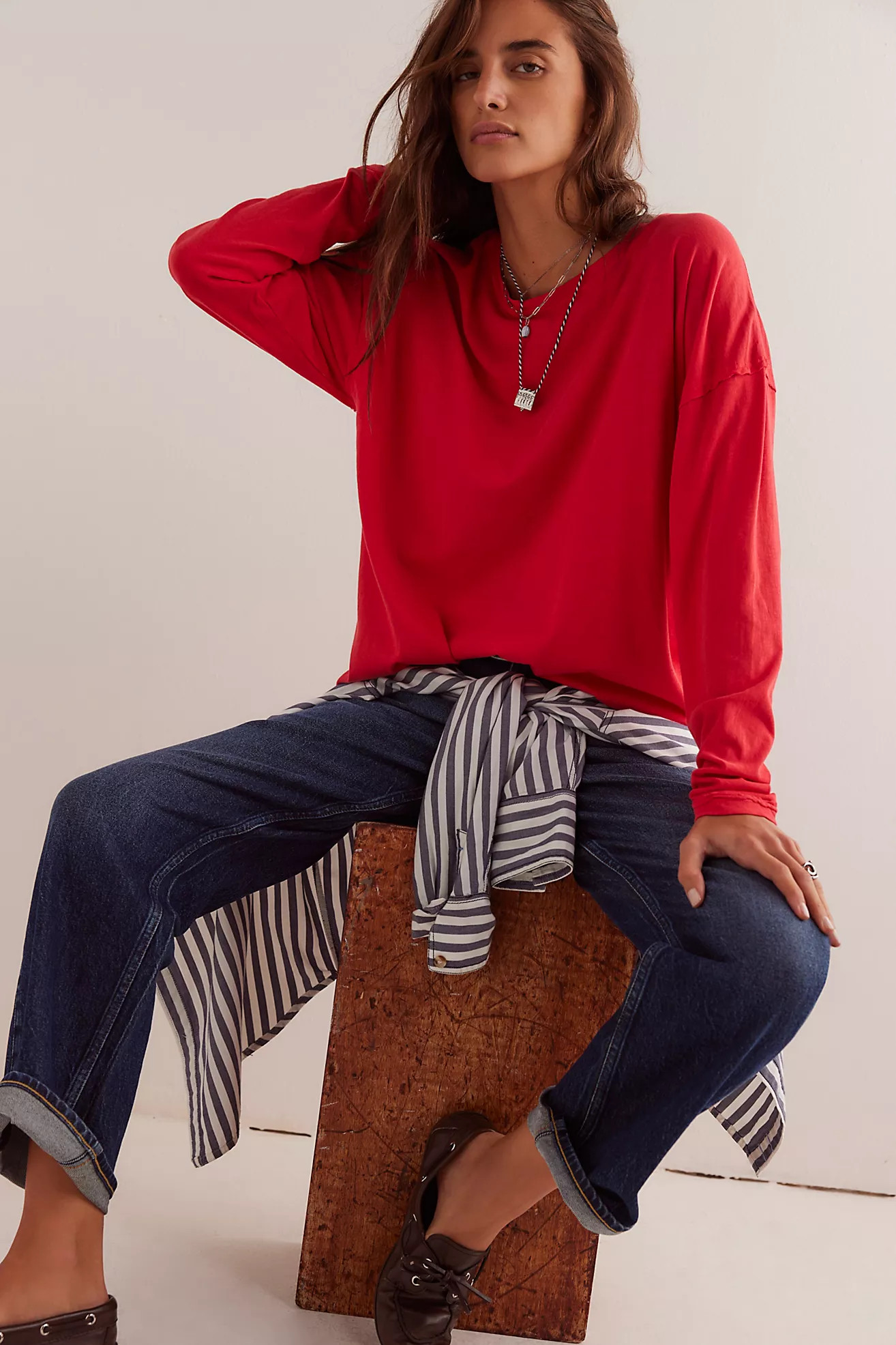 We The Free Nina Long-Sleeve Tee | Free People (Global - UK&FR Excluded)
