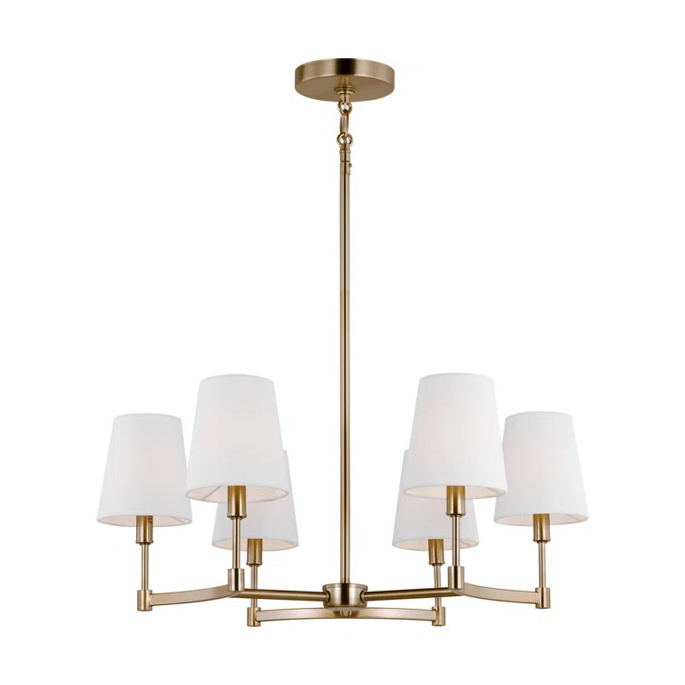Cortasia White Bluffs 6 - Light Shaded Classic / Traditional Chandelier | Wayfair North America