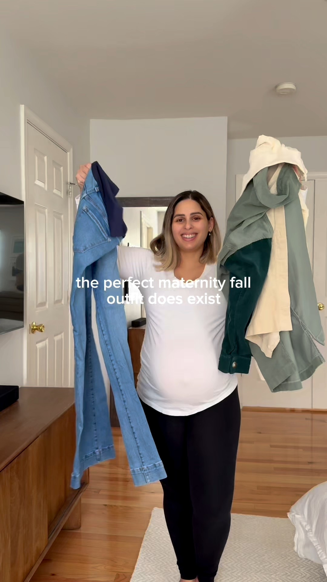 The coziest maternity fall outfit 🤎🍂 Layered neutrals, bump-friendly denim, and the perfect corduroy top from PinkBlush Maternity. This look is comfortable enough for everyday wear but still feels polished for a night out or fall activities. Perfect for the third trimester and beyond!

#LTKFindsUnder100 #LTKBump #LTKSeasonal