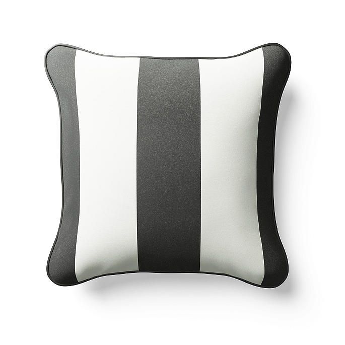 Resort Stripe Square Indoor/Outdoor Pillow | Frontgate | Frontgate