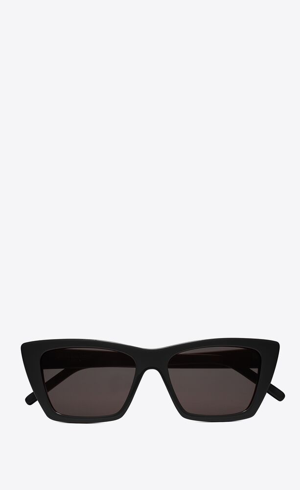 Sunglasses with cat-eye frames and nylon lenses. | Saint Laurent Inc. (Global)