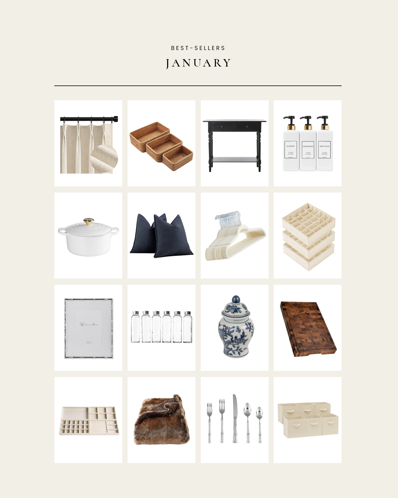 January Amazon Best Sellers! 

 

#LTKHome