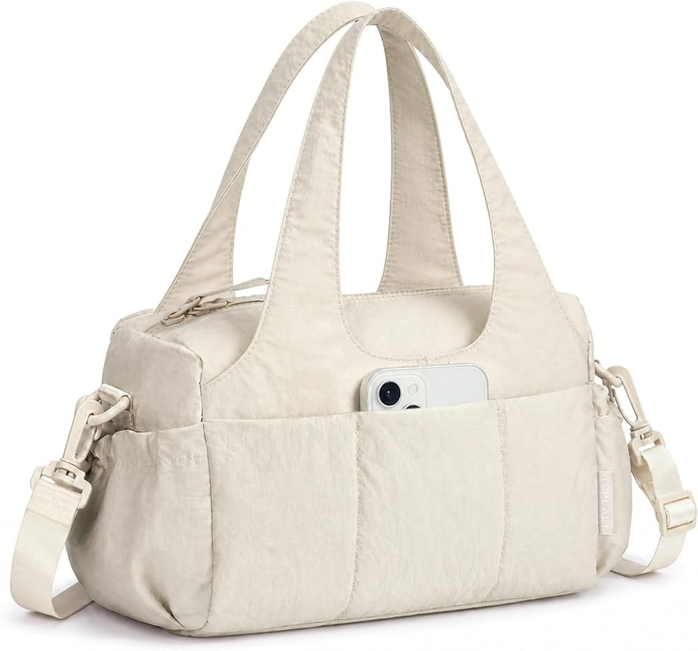 TOPEAST Gym Bag for Women with Yoga Mat Holder Mini Gym Bags Sports Dance Workout Yoga Bag | Amazon (US)