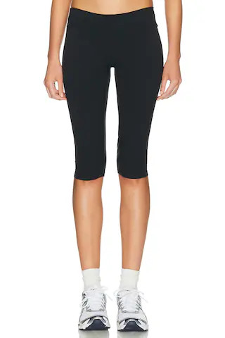 437 The Micro Capri Legging in Black | FWRD 